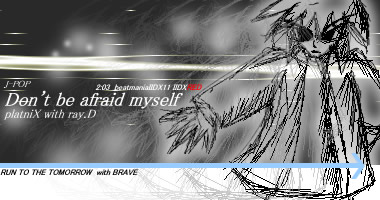 Don't be afraid myself/X